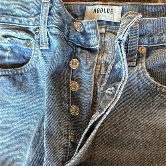 NWOT AGOLDE 90s  Distressed Women's Jeans size 26 - Picture 4 of 7